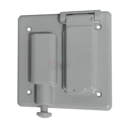 AMERICAN IMAGINATIONS Square Wall Mount GFCI and Switch Cover AI-36649
